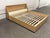 Wood Eastern King Size Bespoke Verne White Oak Bed Frame For Sale - Image 7 of 12