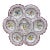 French, Faience Oyster Plate Alfred Renoleau Angouleme For Sale