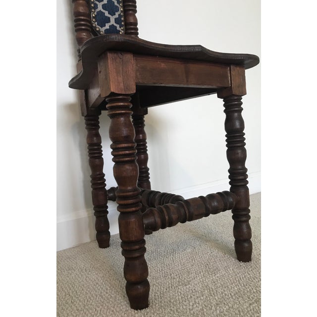 19th Century Jacobean High Back Mexican Prayer Chair Chairish