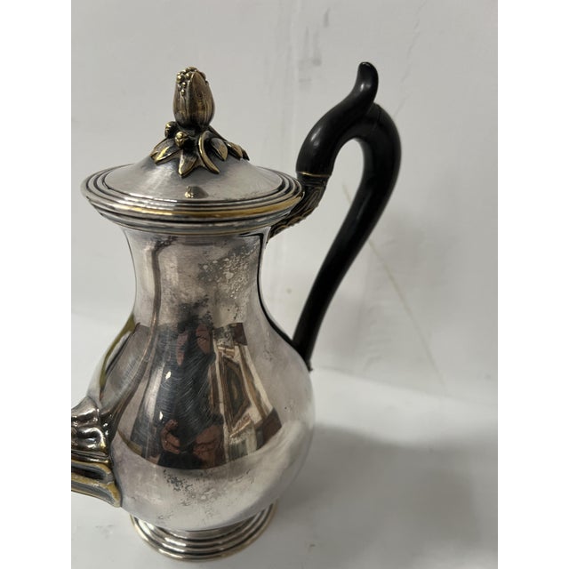 Silver Silver-Plated Metal Teapot from Christofle, 1900s For Sale - Image 8 of 11