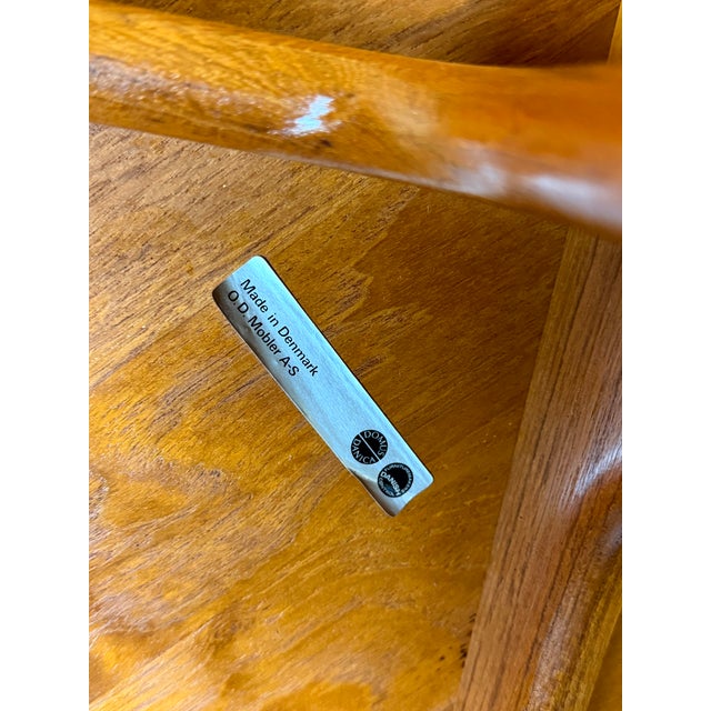Wood Vintage Teak Table from Oddense Maskinsnedkeri, 1970s For Sale - Image 7 of 13