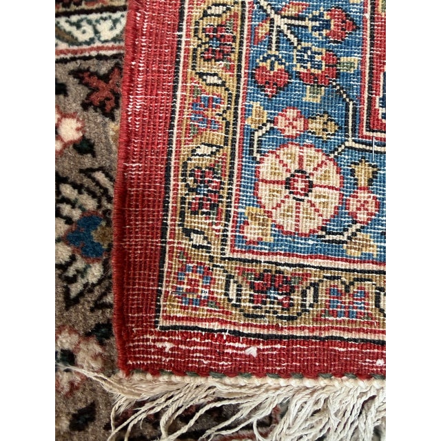 7ft 1in × 11ft 7in Iranian Bakhtiari Tree of Life Hand Woven Area Rug, Circa 1960's For Sale - Image 10 of 13