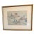 Antique Asian Watercolor Framed by the Charles Mann Gallery For Sale
