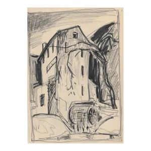 1940s Norman Kent Mill Drawing