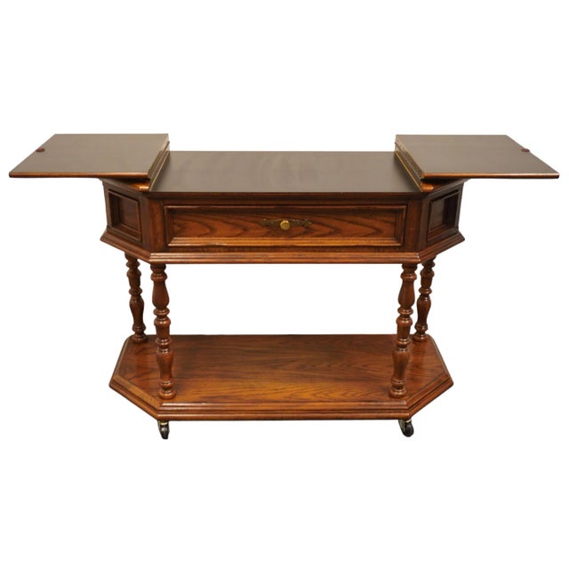 送料込み　vintage thomasville ナイトテーブル Vintage Thomasville Travertine And Bleached Oak Side Table