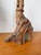 Brown Antique Brutalist Sculpture in Polychrome Wood, 1890s For Sale - Image 8 of 18