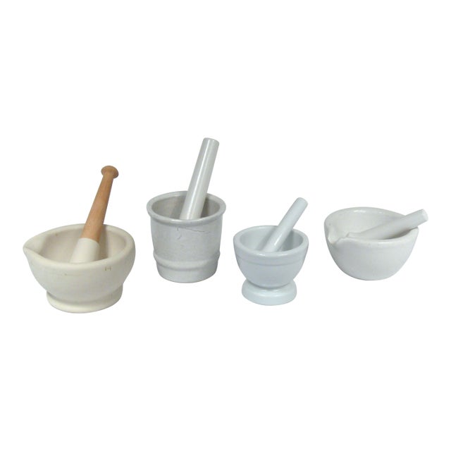 Mortars and Pestles- Set of 4 For Sale