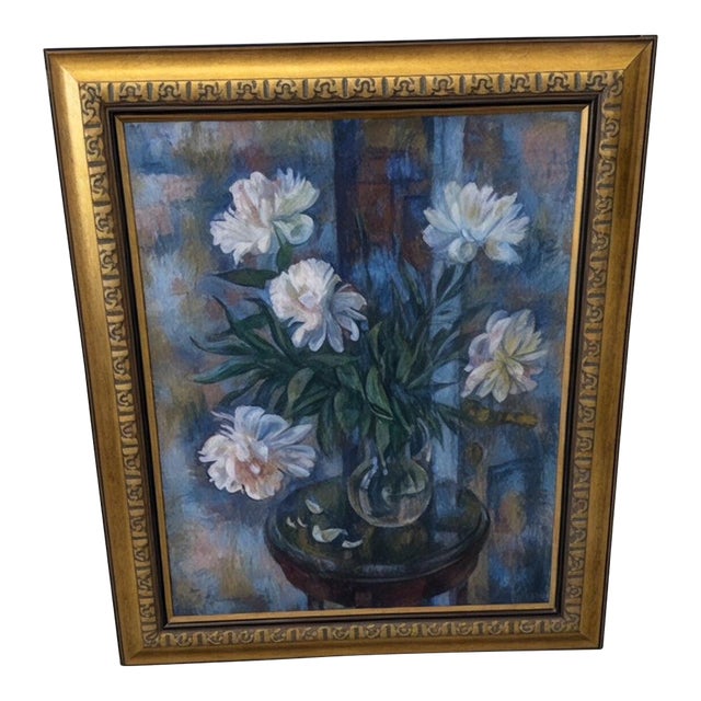 1990s Floral Still Life by Vladimir V. Zagonek (Russian, b. 1946) For Sale