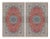Hand-Knotted Nain Rugs in Wool and Silk, Set of 2 For Sale