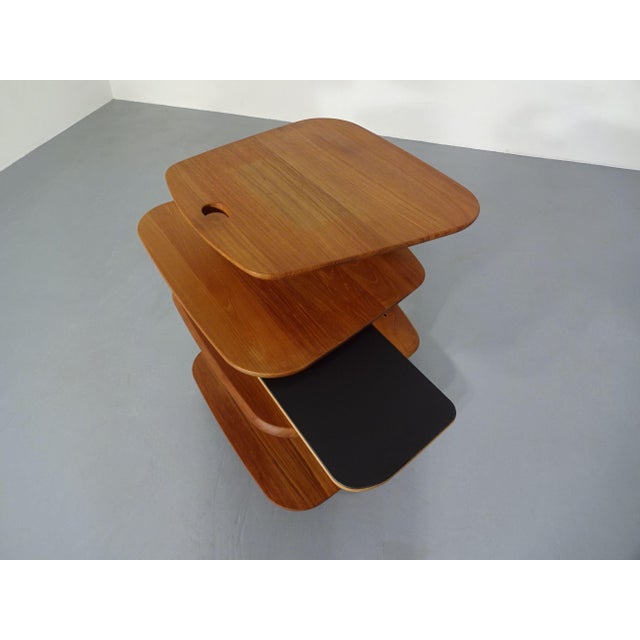 Tiered Console Table by Aksel Kjersgaard for Odder, Denmark, 1970s For Sale - Image 13 of 18