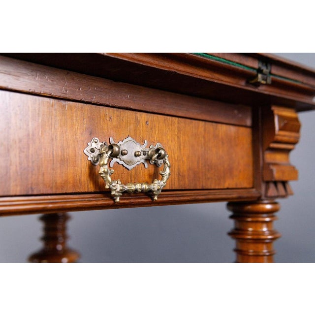 Wilhelminian Brown and Green Side Table For Sale - Image 18 of 18