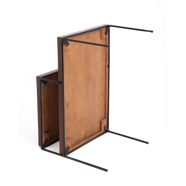 Paul McCobb Planner Group Iron Leg Tiered Side End Table Mid Century 1950s For Sale - Image 12 of 13