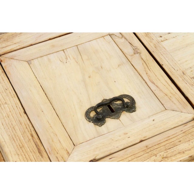 Antique Bleached Wood Chinese Chest For Sale In Los Angeles - Image 6 of 10