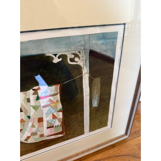 Paint William Entrekin Original 1976 Watercolor, Signed and Framed For Sale - Image 7 of 12