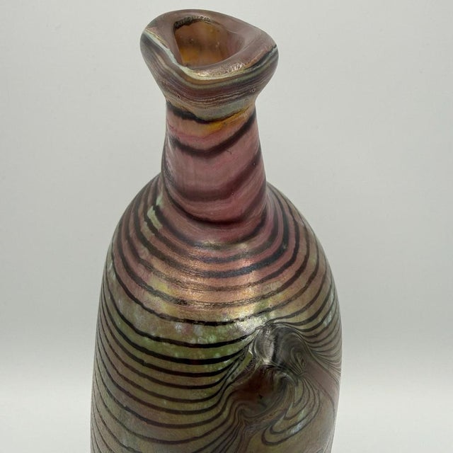 Postmodern Large Glass Vase by Erwin Eisch, 1982 For Sale - Image 3 of 12