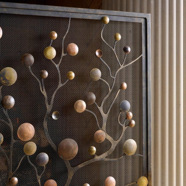Origin Mid Century Modern Fireplace Screen For Sale - Image 12 of 12