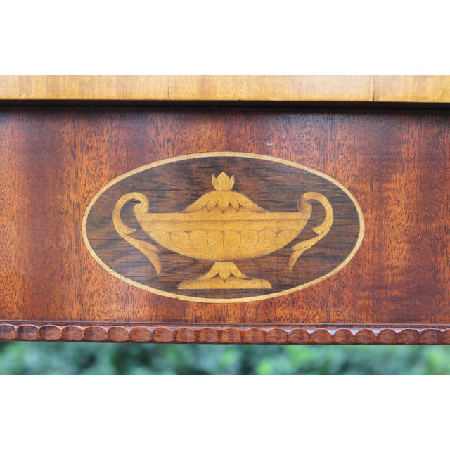 Traditional Councill Craftsmen Hepplewhite Console For Sale - Image 3 of 17