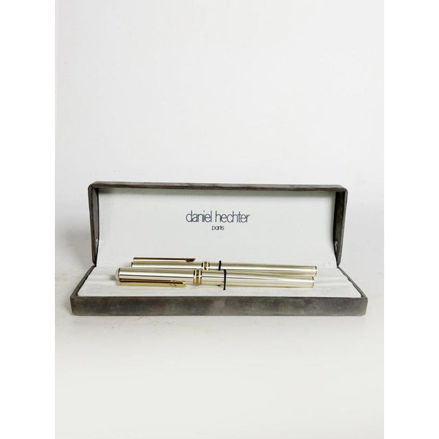 Contemporary Box with Pens from Daniel Hechter, France, 20th Century, Set of 2 For Sale - Image 3 of 14