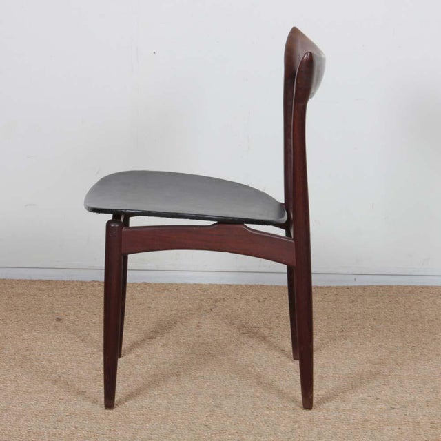 1960s Scandinavian Chairs by Henry-Walter Klein for Bramin, 1960s, Set of 4 For Sale - Image 5 of 11