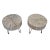Salvaged Rustic White Wash Pinwheel Side Table For Sale - Image 9 of 10