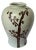 Chinese Pottery Large Floor Vase Rusty Brown Twisted Tree Stoneware For Sale
