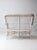 Antique Early 20th Century White Wicker Loveseat For Sale - Image 9 of 15