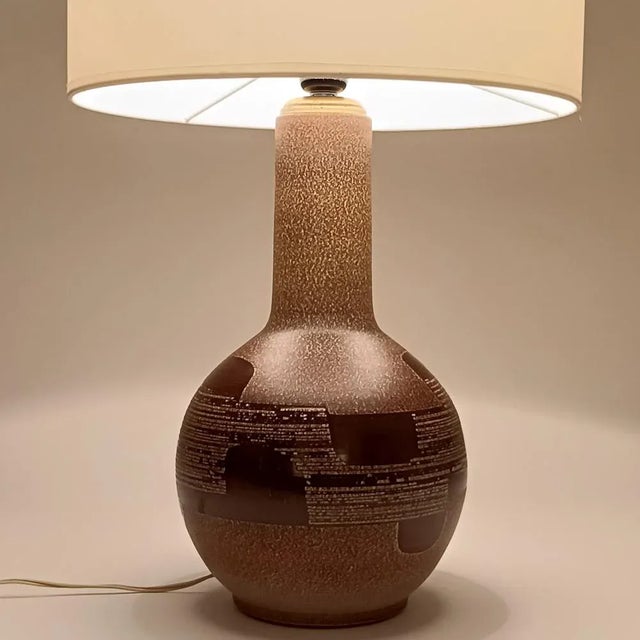 1970s Ceramic Table Lamp from Andreu, Spain, 1970s For Sale - Image 5 of 12