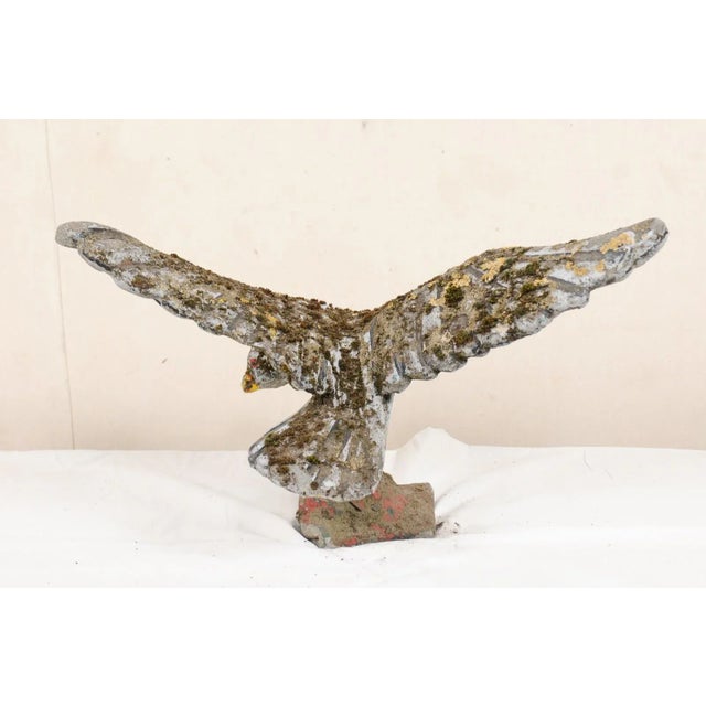 Mid 20th Century French Bird Garden Statue For Sale - Image 11 of 11