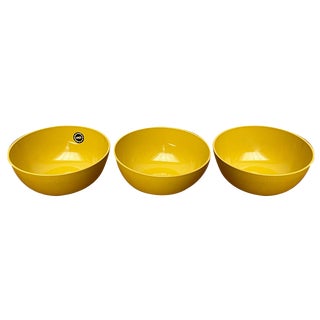 Mid-Century Space Age Bowls from Emsa, 1960s, Set of 3 For Sale
