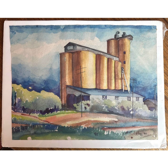 Artist: Phillip Newton Kellogg, 1922-2009 Title: Untitled Medium: Watercolor on Paper Date: 1940 Place of Origin: United...