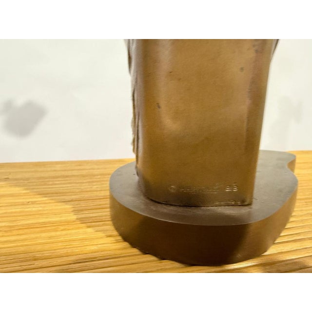 Bronze Duet Sculpture from Alvar Sunol Munoz-Ramos, 1988 For Sale - Image 10 of 15