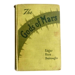 1918 The Gods of Mars, Edgar Rich Burroughs Sci Fi Book For Sale
