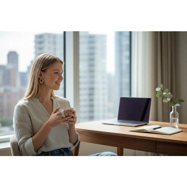 Gold Late 20th Century 14k Yellow Gold Florentine Engraved Hoop Earrings, A Pair For Sale - Image 8 of 9