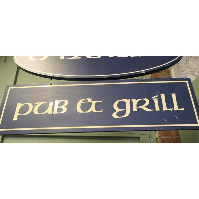Irish Double-Sided Hanging Oneil's Oneil's Pub & Grill Sign, 1970s For Sale - Image 6 of 8