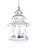 Traditional A Three-Tiered Pagoda-Topped Lantern Chandelier Adorned With Blue Details and Gold Hanging Bells. For Sale - Image 3 of 9