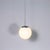 Vintage Plain Opaline Pendant in Glass, 1950s For Sale - Image 10 of 12