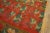 1900s Red Raspberry Floral Antique Kilim European Besserabian Flat-Weave 6'7''x 7' Wool Carpet Rug For Sale - Image 9 of 12
