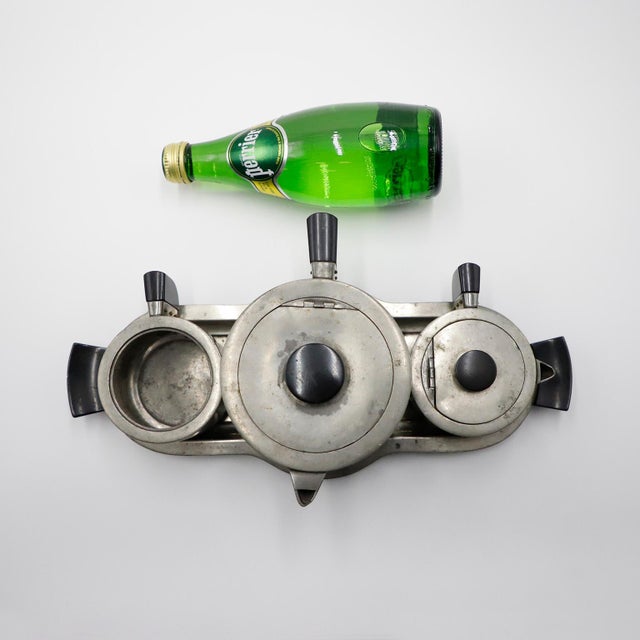 Art Deco Coffee Set made in bakelite and pewter - 4 Pieces For Sale - Image 4 of 5