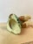 Antique English Majolica Triple Shell Vase For Sale - Image 4 of 6