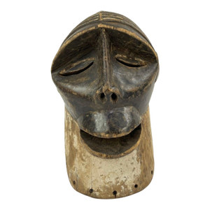 Early 20th Century Luba Kifwebe Monkey Mask