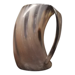 Vintage Natural Handmade Viking Bull Horn Drinking Tankard