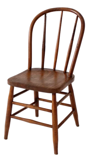 Antique Windsor Bow Back Farmhouse Chair