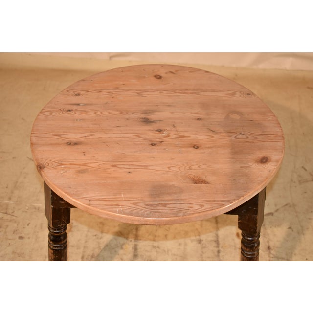 Victorian 19th Century Pine Cricket Table For Sale - Image 3 of 7