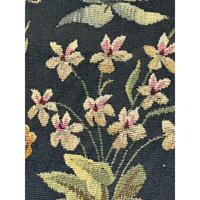 Vintage French Handwoven Aubusson Tapestry, 1920s For Sale - Image 13 of 18