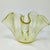1970s Italian Murano Glass Yellow Fazzoletto Handkerchief Vase by Dogi, 1970s For Sale - Image 5 of 8