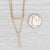 2020s New Diamond Journey 2-Chain Layer Necklace 18k Yellow Gold Cable Chain For Sale - Image 5 of 6