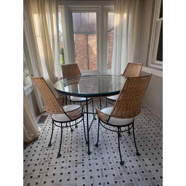 Vintage Arthur Umanoff for Shaver Howard Dining Set, Modern Patio Dining, Attributed For Sale - Image 17 of 18