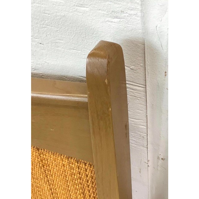 Mid-Century Cane Front Headboard- Twin For Sale - Image 9 of 10