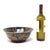 Navy Blue & Gold Chinoiserie Porcelain Bowl With Quail, Pears & Flowers For Sale - Image 9 of 9
