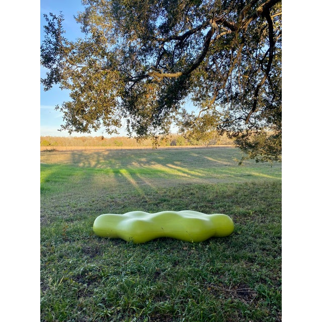 Karim Rashid Karim Rashid Lava Bench for Vondom in Pistachio Green; Spain For Sale - Image 4 of 18